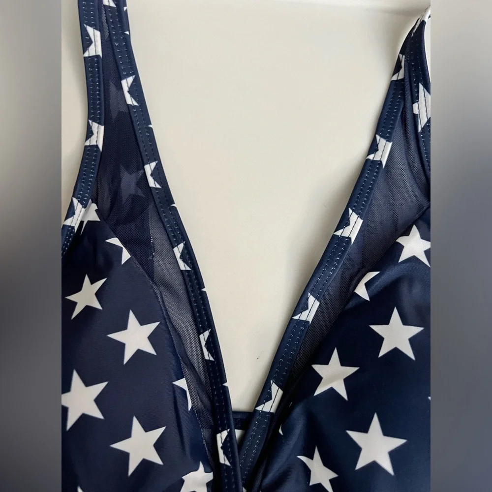 American Flag Patriotic Stars Stripes Bikini Set - Picture 3 of 13